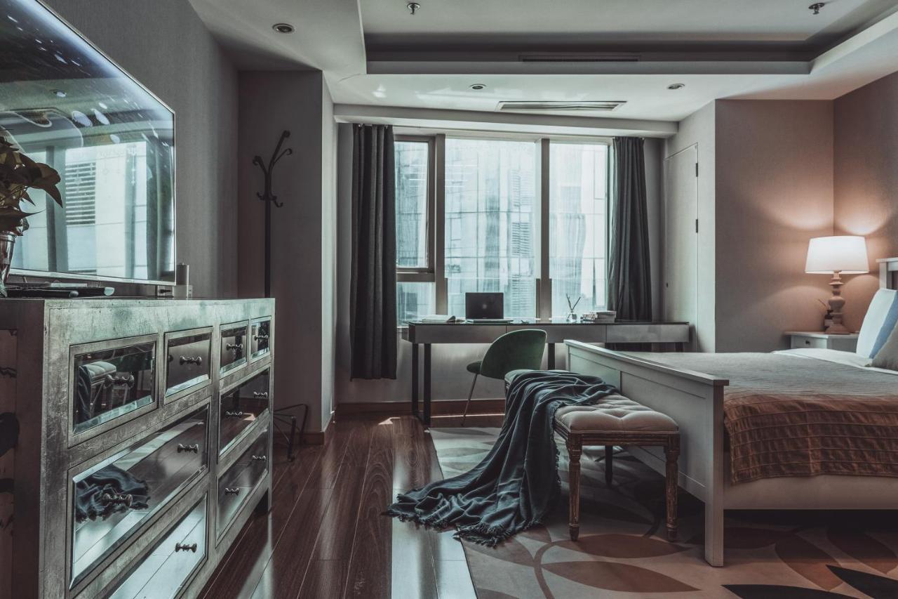 Tianjin G'Apartment - Five Great Avenues Bagian luar foto