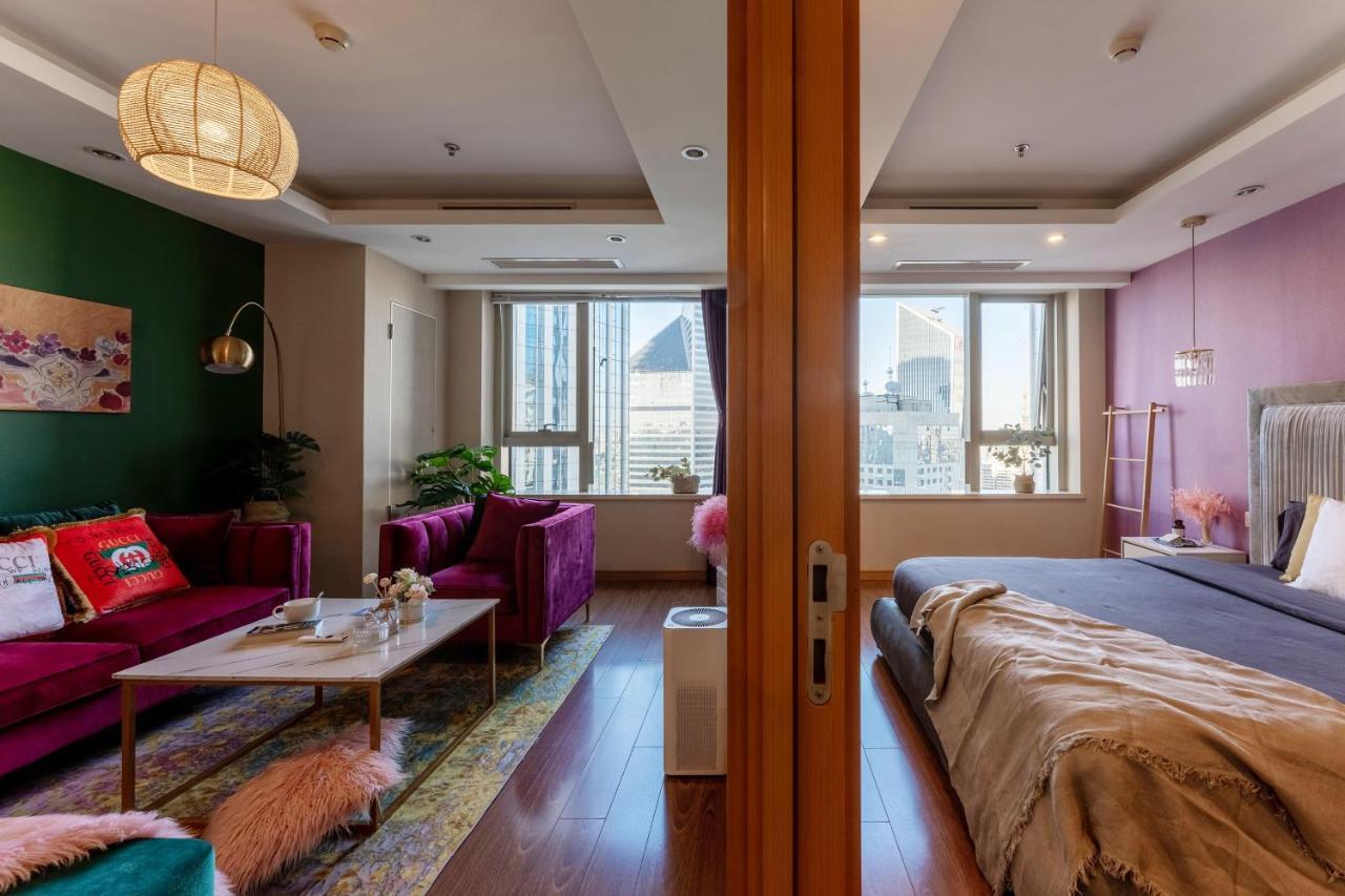 Tianjin G'Apartment - Five Great Avenues Bagian luar foto